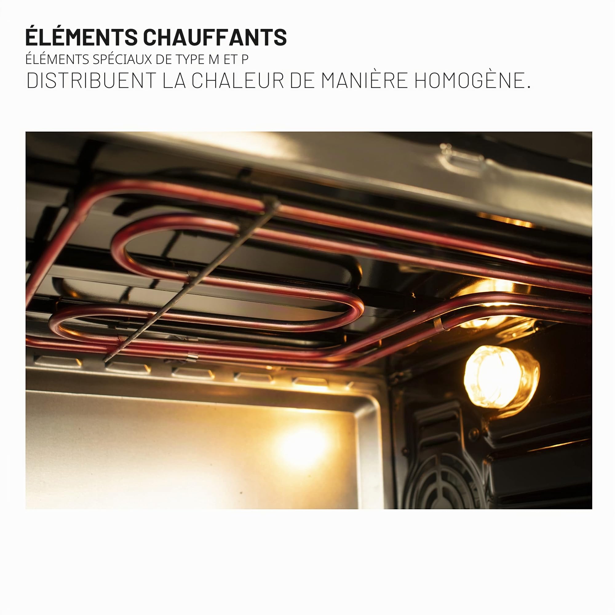 TM Electron TMPHO045 Four à convection de table, 6 fonctions, capacité de 45 litres, minuterie 90 minutes, température réglable de 80° à 250°, 1400 W