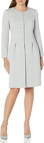 Le Suit Womens Jacket/Dress - Dress Set, Platinum, 4 US
