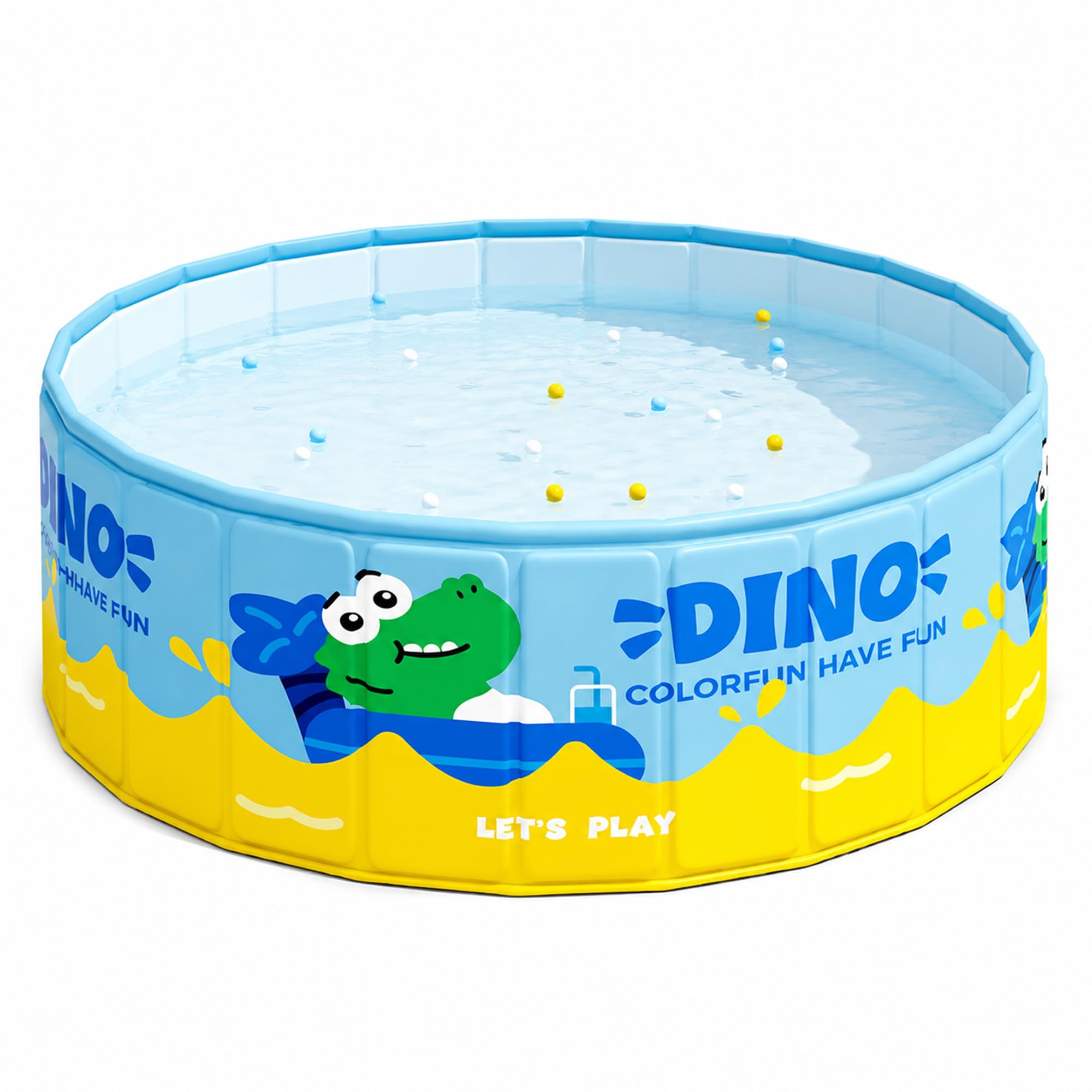 Piscina Infantil Plegable, Piscina Rígida Sin Inflar para Niños