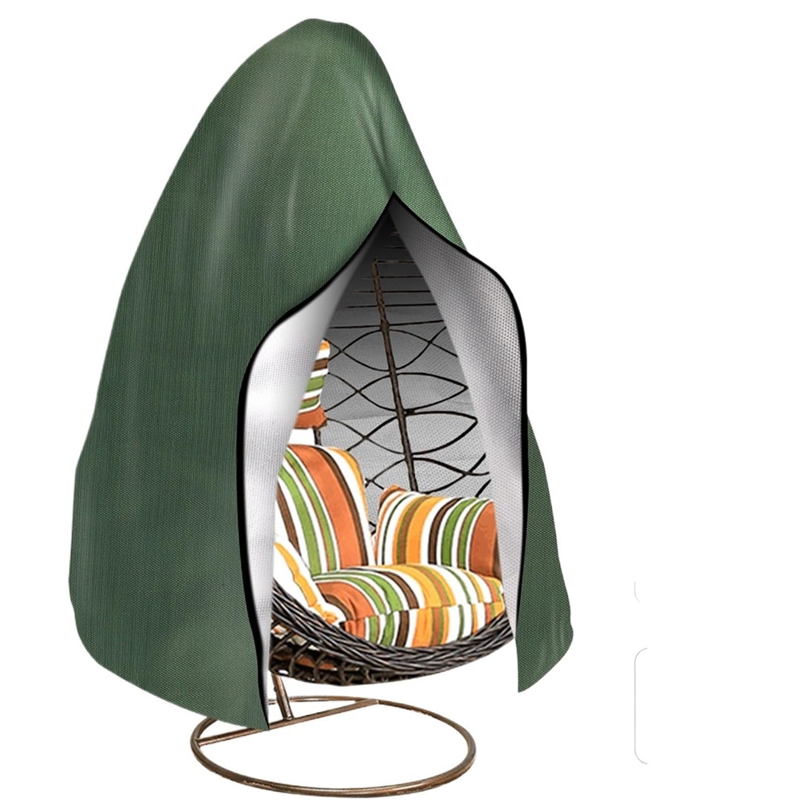 VAYEODEYU 210D Swing Chair Cover Multicolor Multiple Sizes(Green,115X190CM)