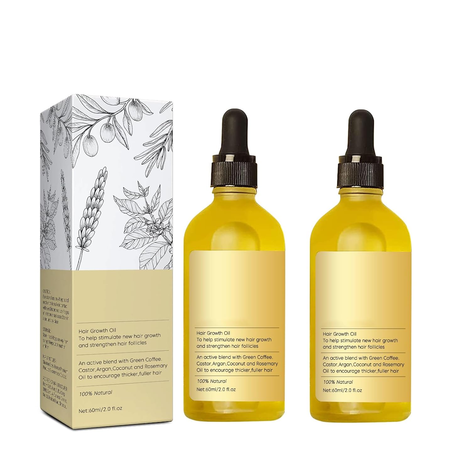 ANCAI Carvenchi Natural Hair Care Oil, Rosemary Essential