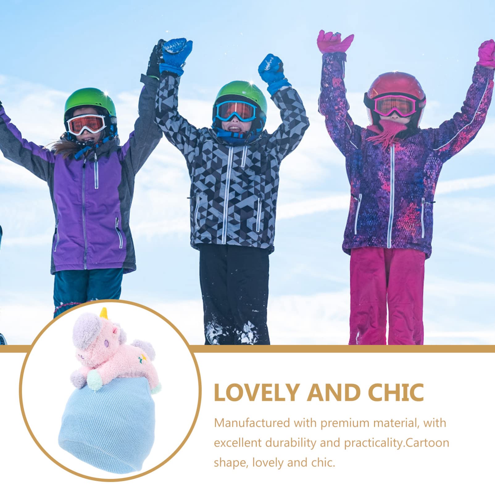 BESPORTBLE 2pièces Housse De Casque De Ski Lavable Couvercle Et Personnalisé pour Casque De Neige Accessoire Hiver Élastique