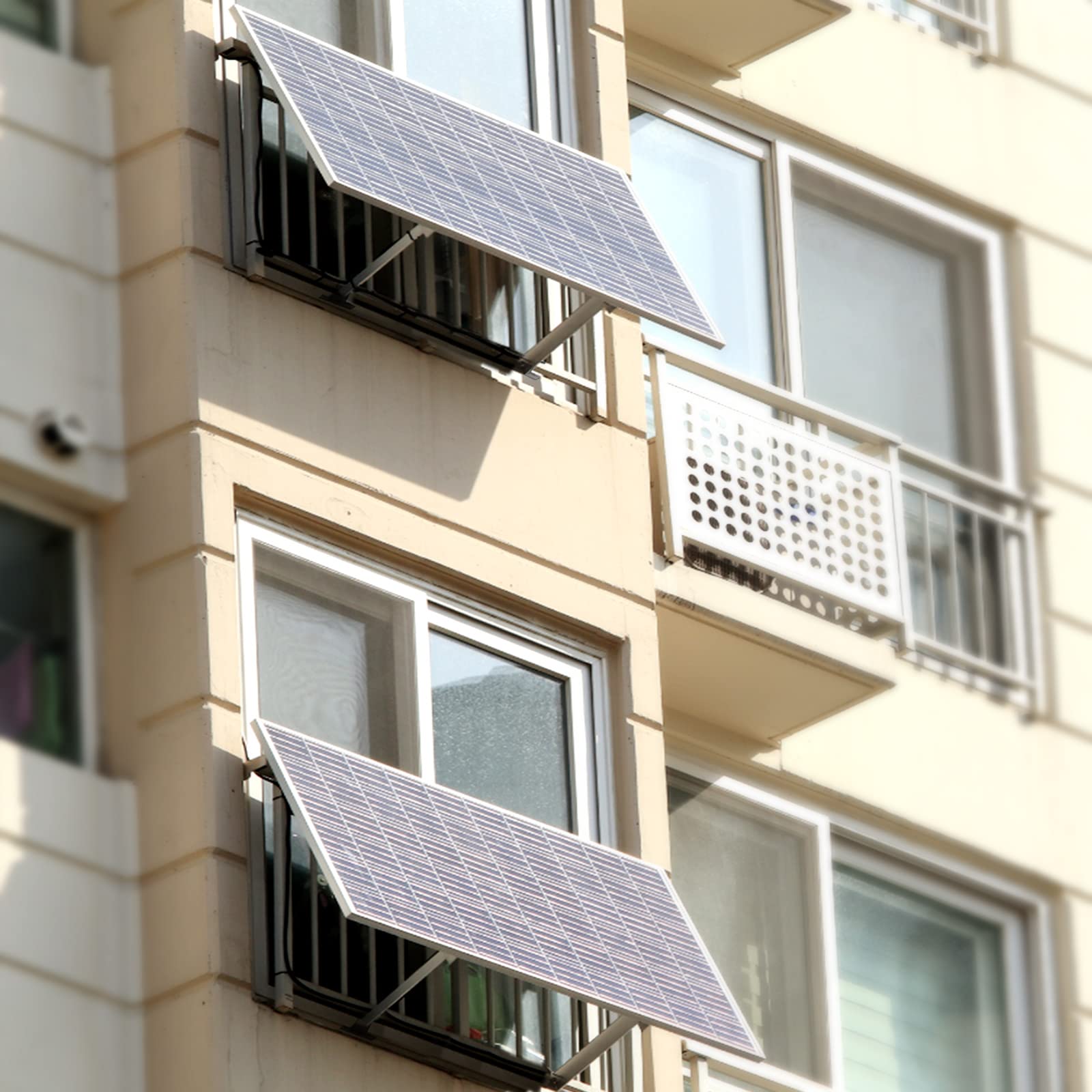enjoy solar Soporte ajustable de aluminio con ángulo de inclinación de 10° -30° para el panel solar, adecuado para todos los anchos de módulo (incluye tornillos y tuercas)