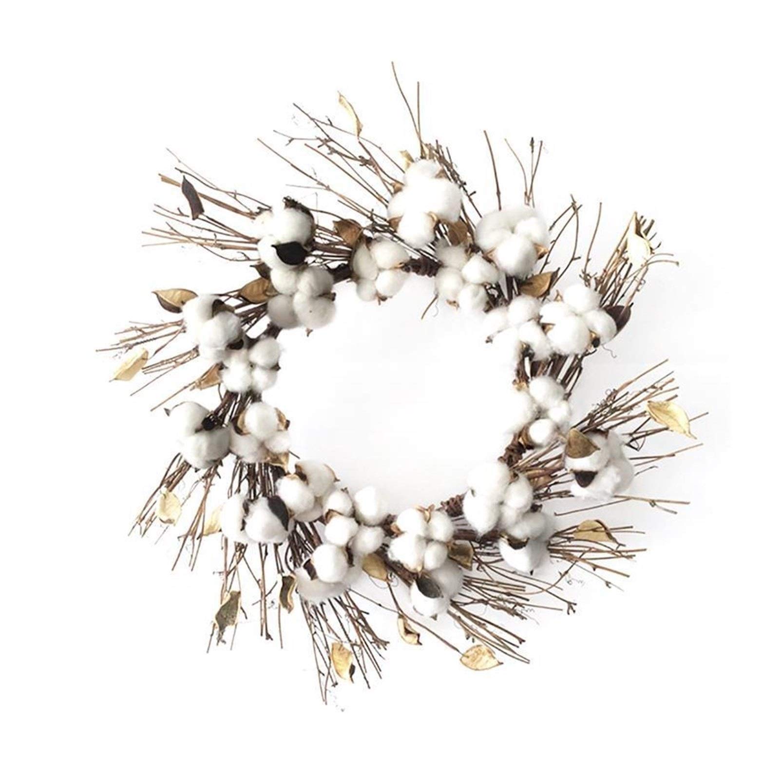 Guirlande de Noël suspendue en coton pour sublimer l'ambiance chaleureuse du salon en fête