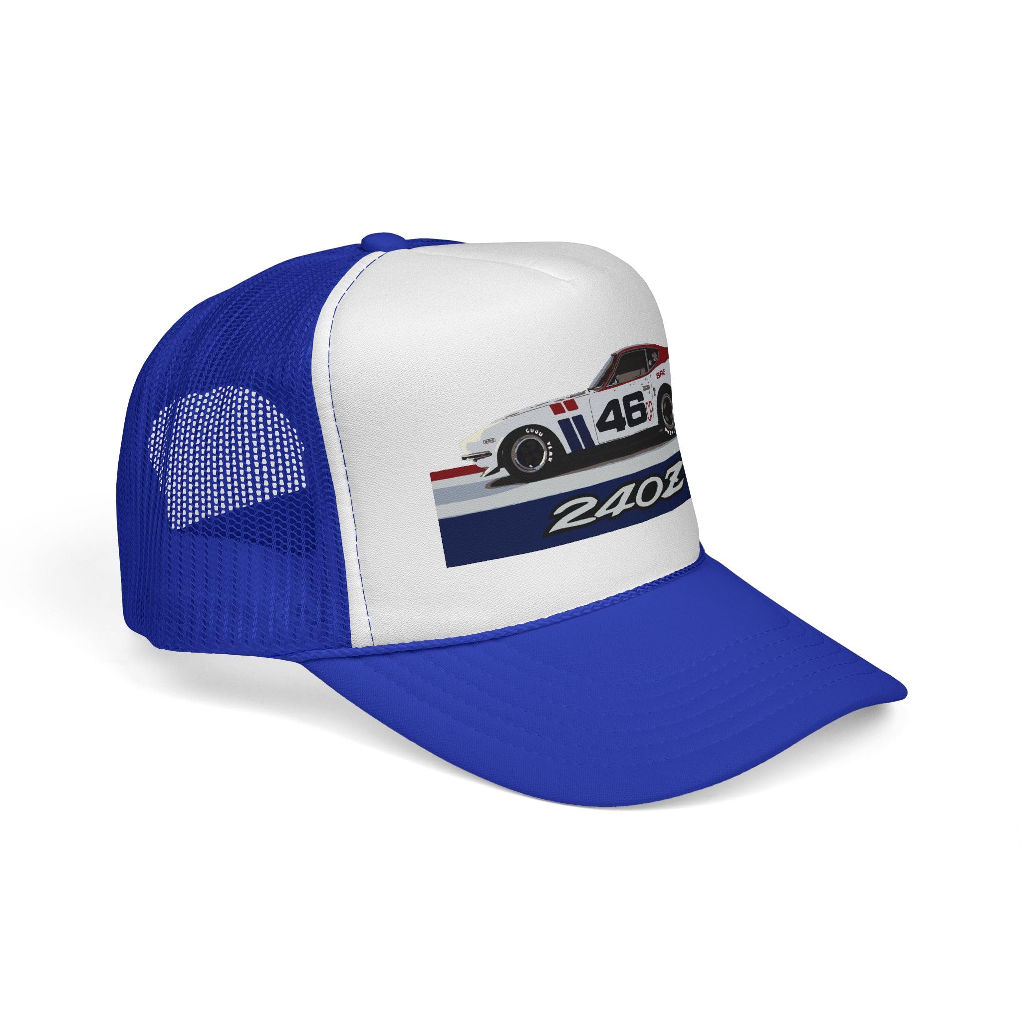 Datsun 240Z Racing Trucker Cap Czapka | Klasyczny JDM Vintage Mesh Snapback