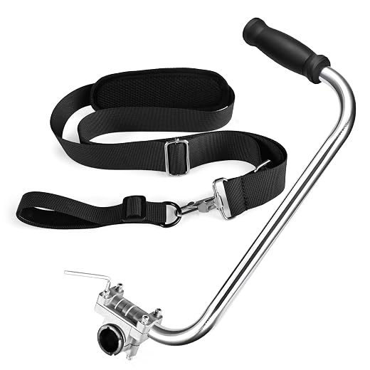 String Trimmers Handle, Weed Eater Grip, Ergonomic Trimmer Grip, Weedeater Handle Extension with Bracket Clamp for Lawn Care, Landscaping, Yard Trimming Edging