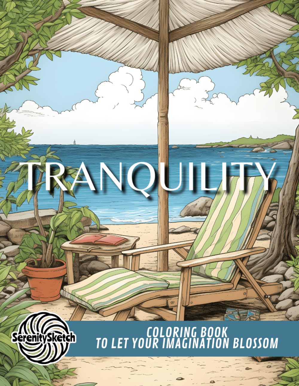 Tranquility: Relaxing Adult Coloring Book for Women With Calming Images of Animals, Flowers, Landscapes, and More