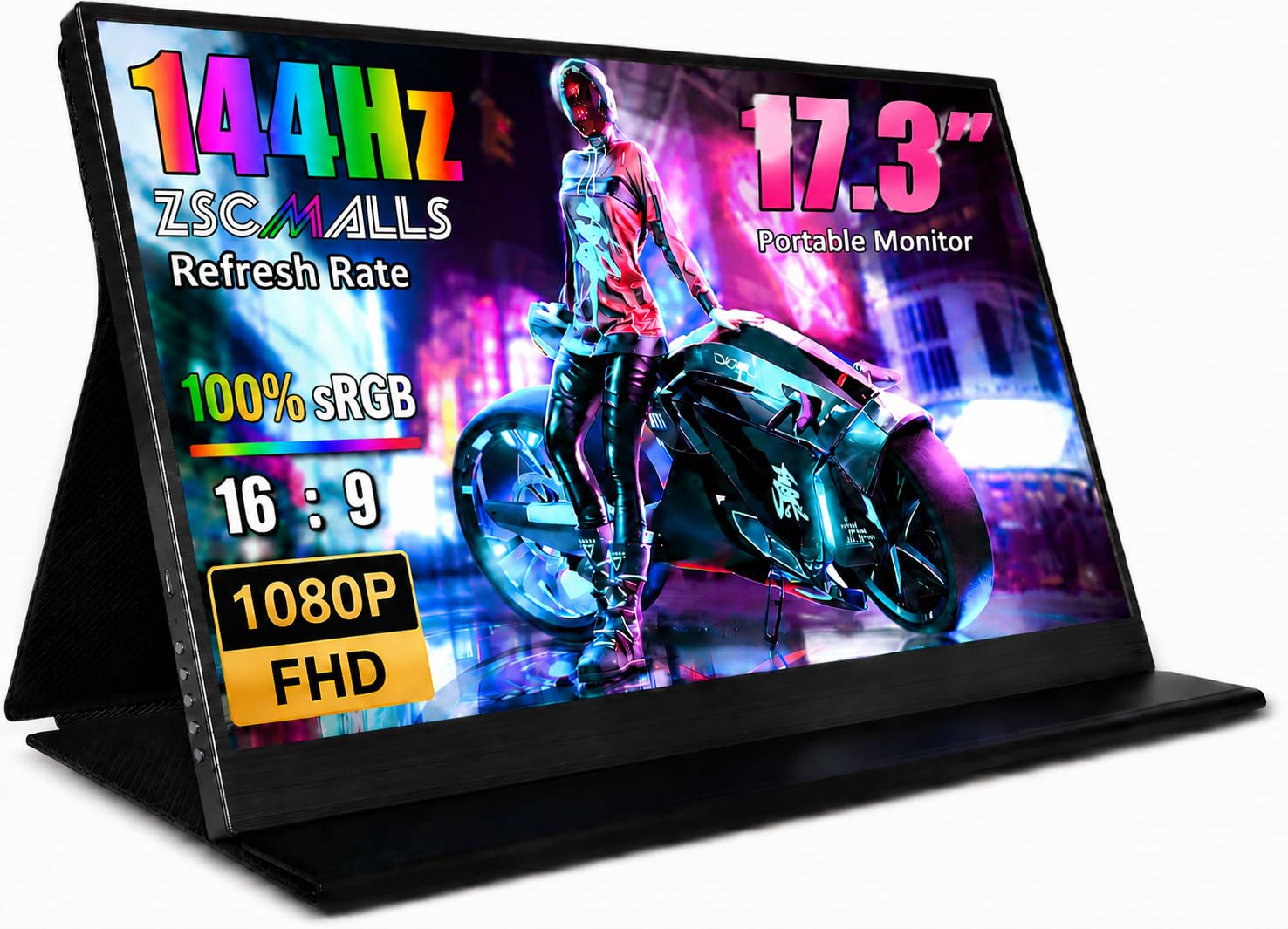 ZSCMALLS 17.3 Inch 144Hz Portable Monitor