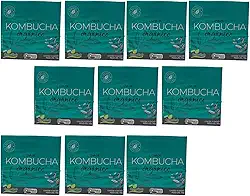 Kit 10cx Chá de Kombucha Orgânico (100 Sachês) Campo Verde