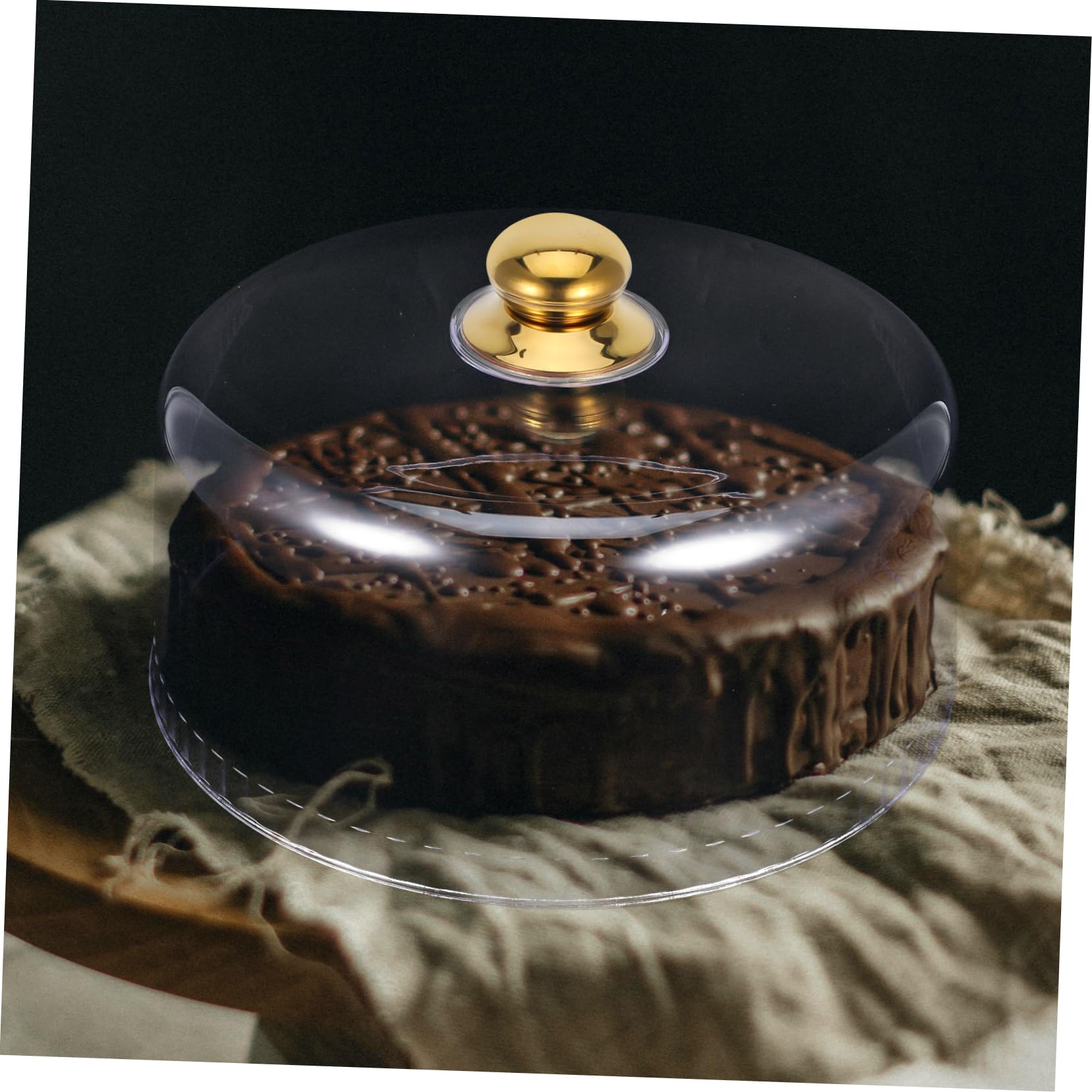 Zerodeko Transparente Tortenabdeckung aus Acryl mit Dome Form für Kuchen Abdeckung Wiederverwendbar und Leicht für Dessertabdeckung bei Hochzeitsparty für Abschlussstimmung