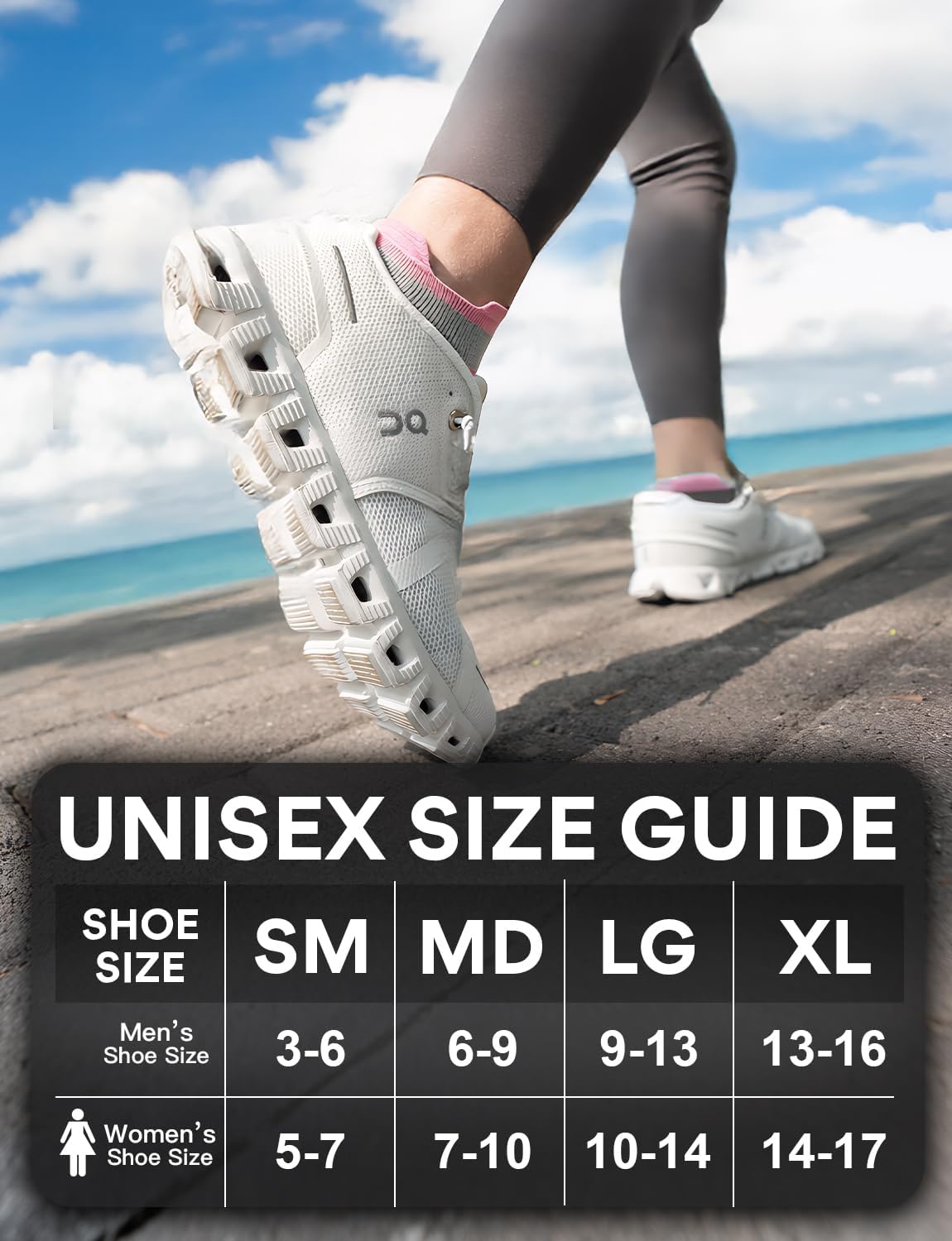 Juclise Lightweight Merino Wool Running & Hiking Socks for Women, Thin Compression Cooling Moisture Wicking Anti-Blister
