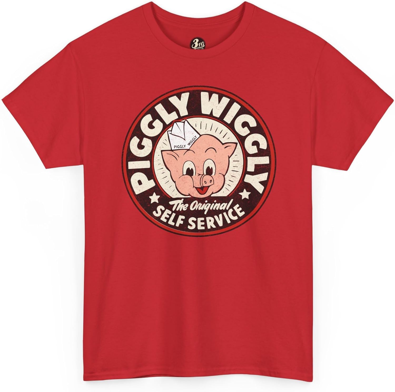Piggly Wiggly Retro Piggly T-Shirt | Vintage Piggly Wiggly Emblem