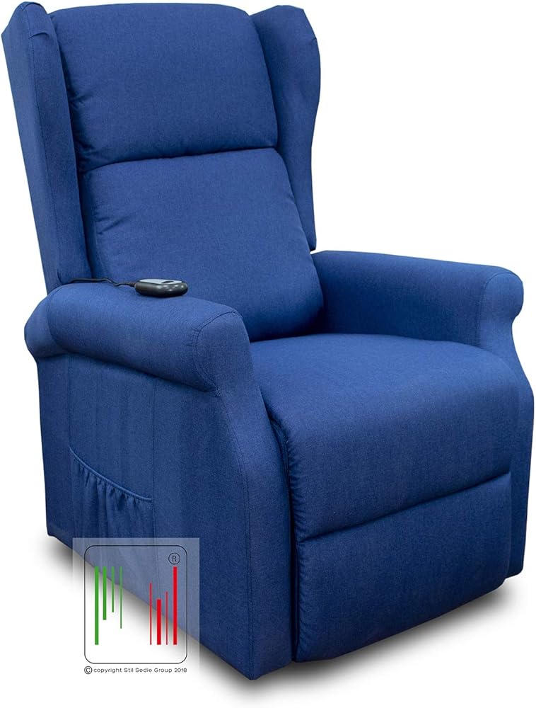 Stil sedie poltrona alzapersona relax reclinabile elettrica in tessuto mod DIANA