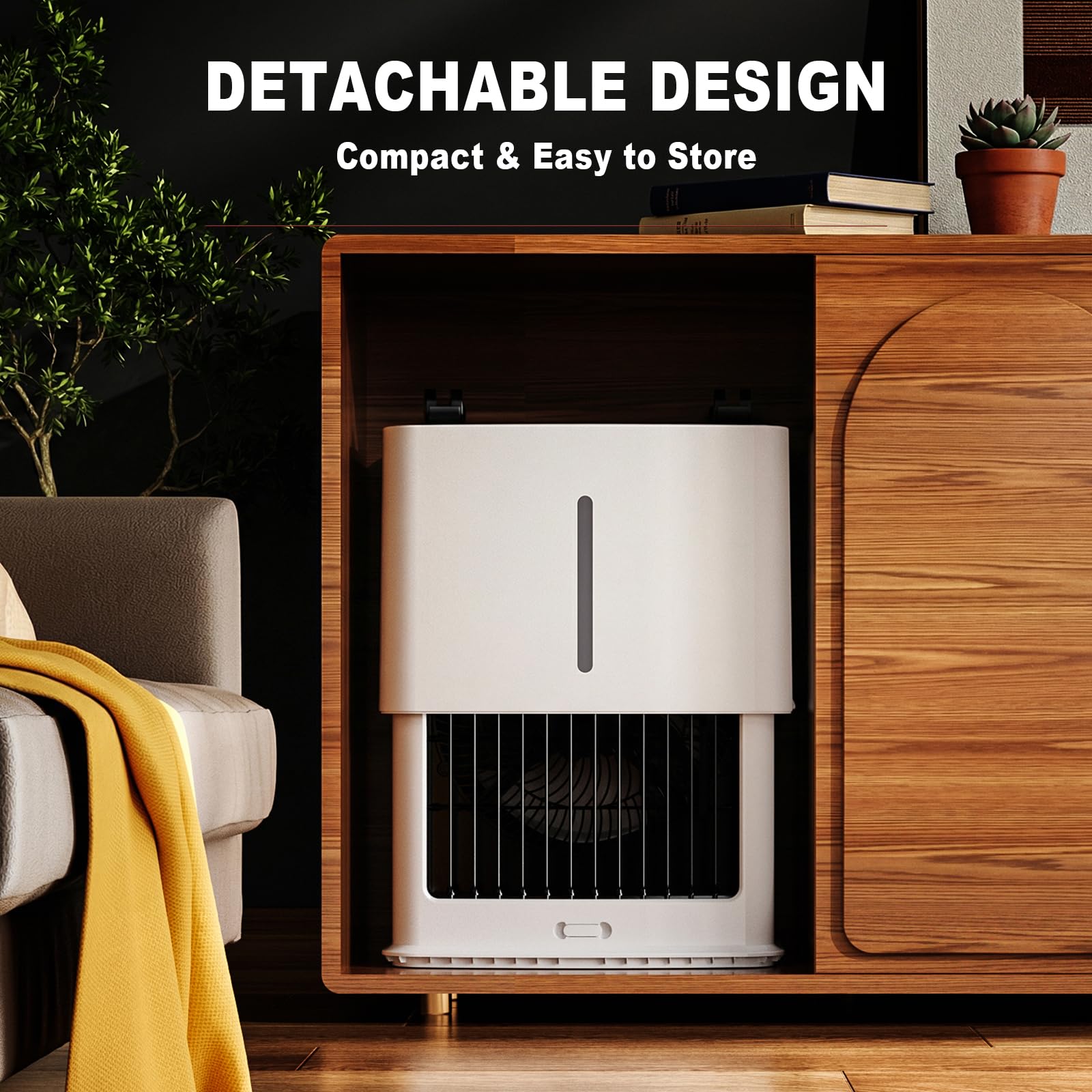 Mobile Klimaanlage, Ohne Abluftschlauch, Tragbare Luftkühler | Ventilator Mobiler Luftkühler leise mit 3 Geschwindigkeiten 9L Luftkühler für Zuhause Büro Schlafzimmer