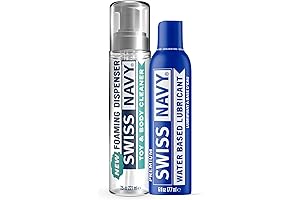 SWISS NAVY Premium Foaming Toy and Body Cleaner and Personal Lubricant