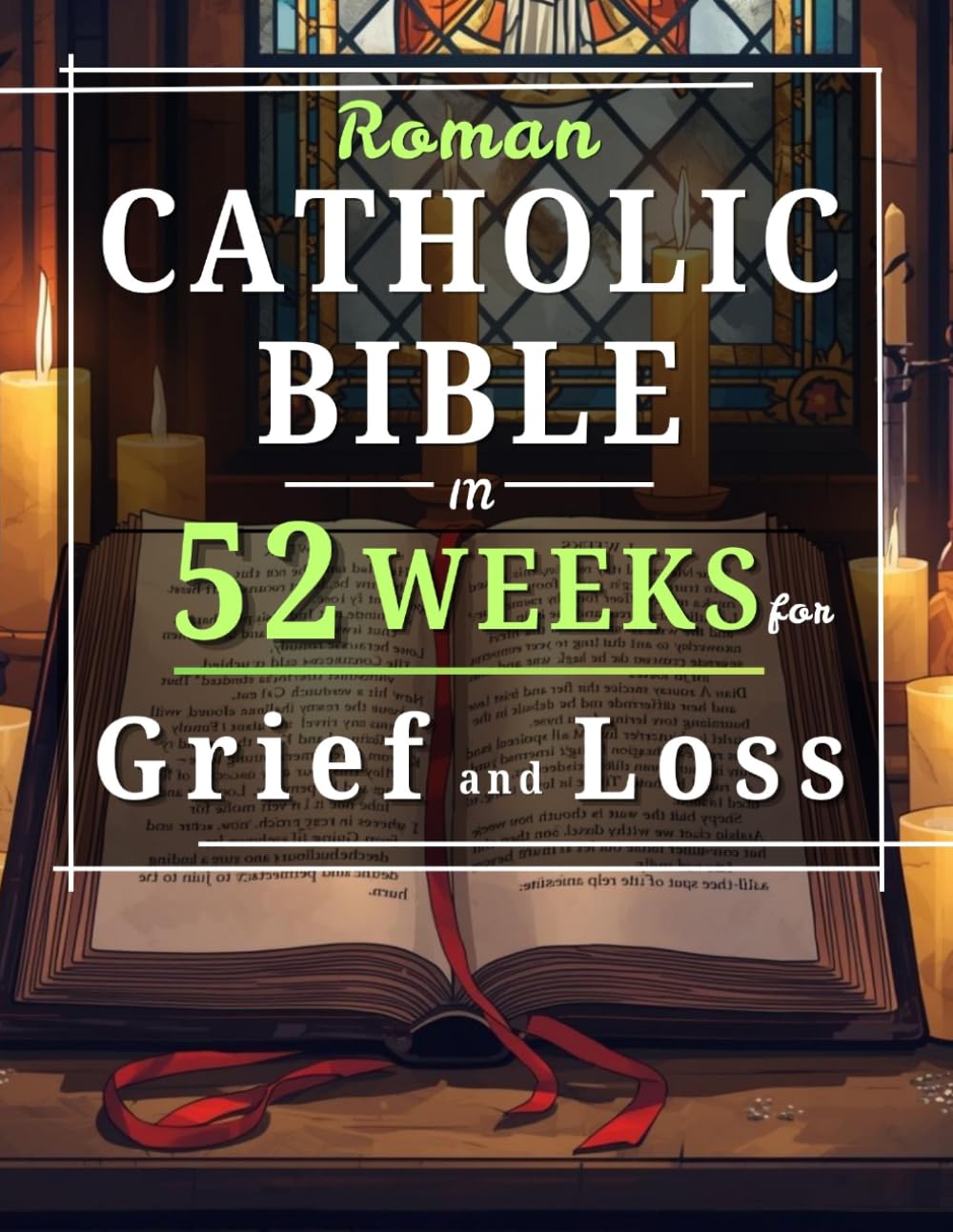 Roman Catholic Bible in 52 Weeks for Grief and Loss: A Compassionate Journey to Heal Your Heart, Find Divine Comfort, and Rediscover Hope Through Weekly Scripture and Prayer