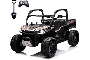24 Volt 2 Seater Ride On Car for Kids with Electric Dump Bed