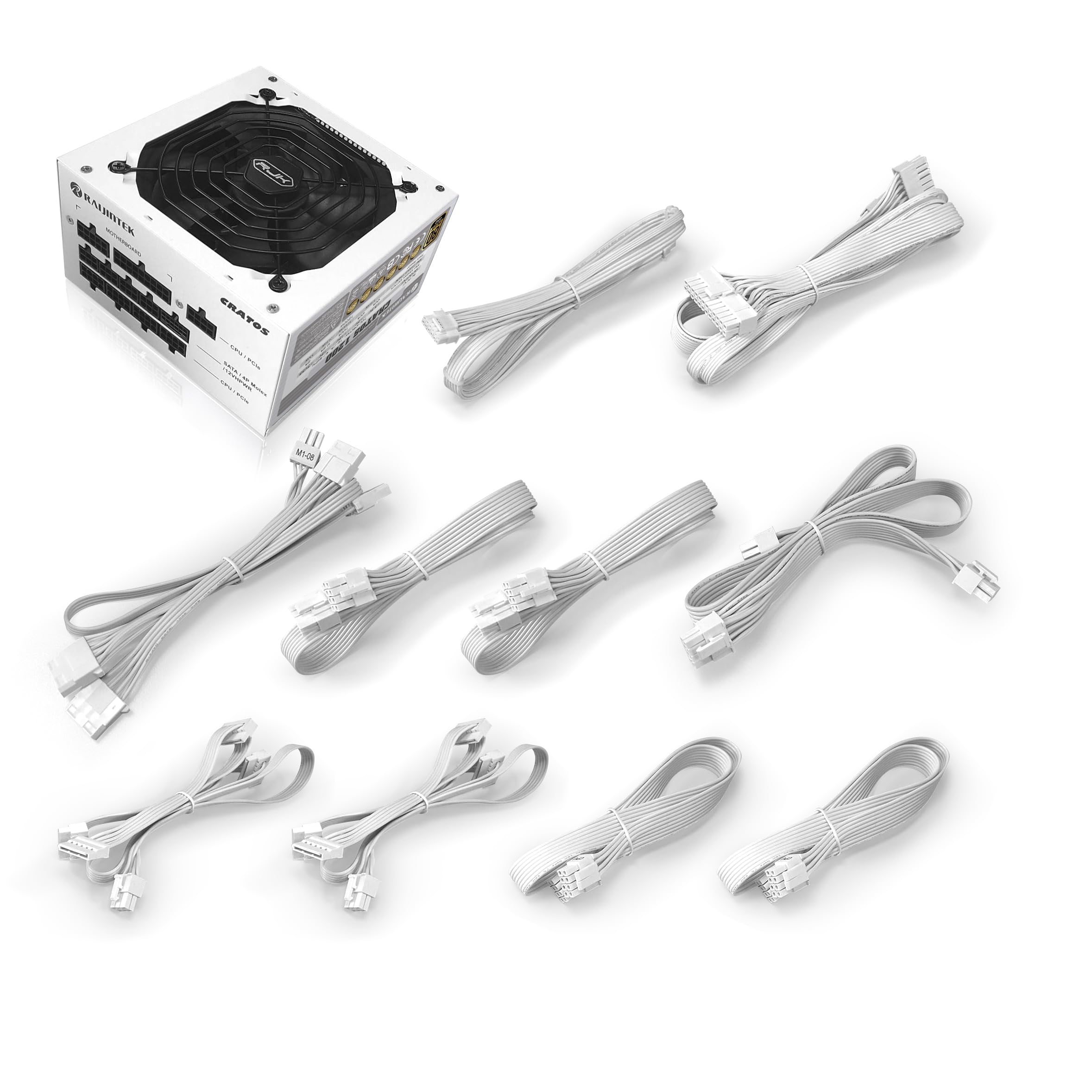 RAIJINTEK ALIM. CRATOS 850 WHITE F.MODULARE ATX 3.1 80+ GOLD