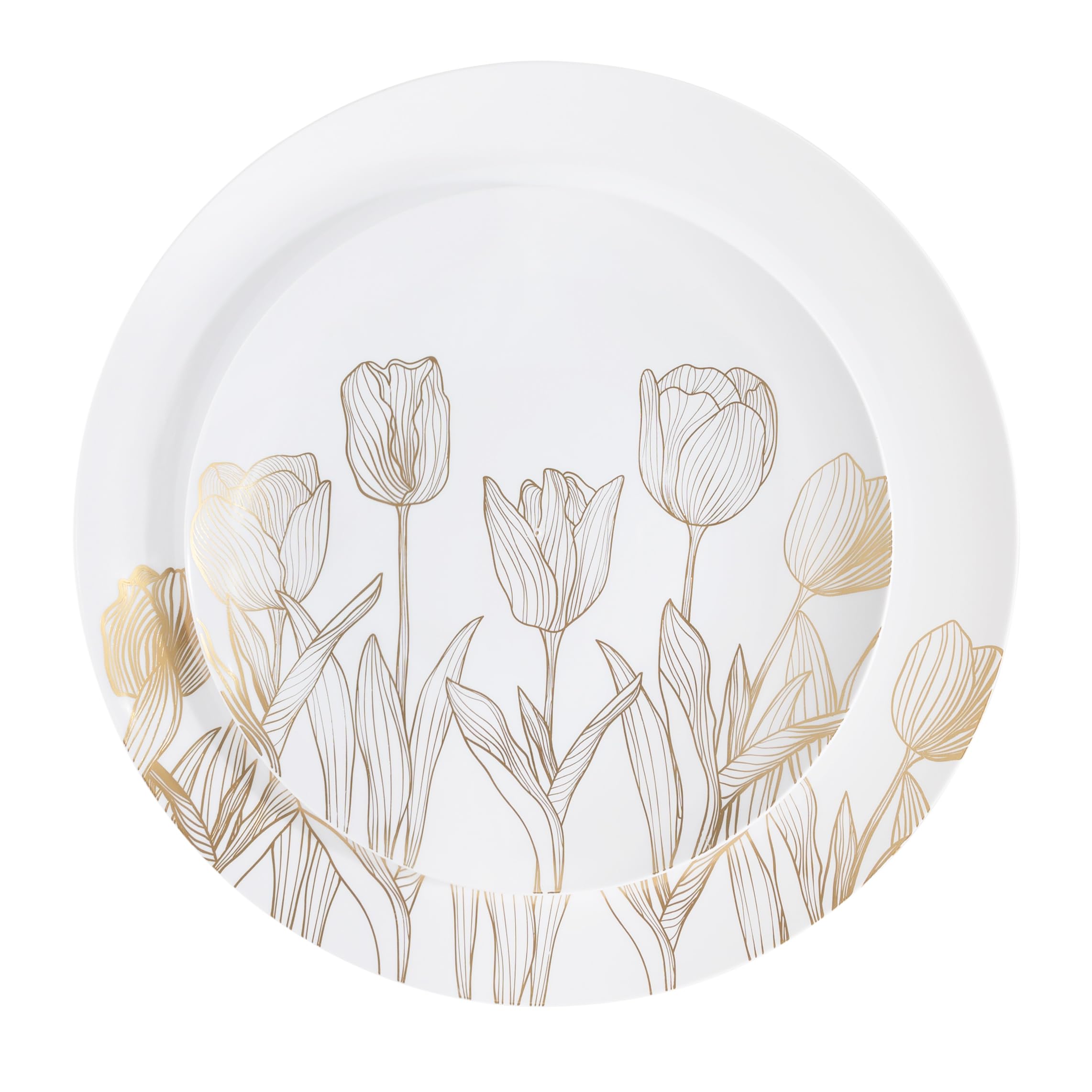 Elegant Disposable Plates - Granite Party Set -18