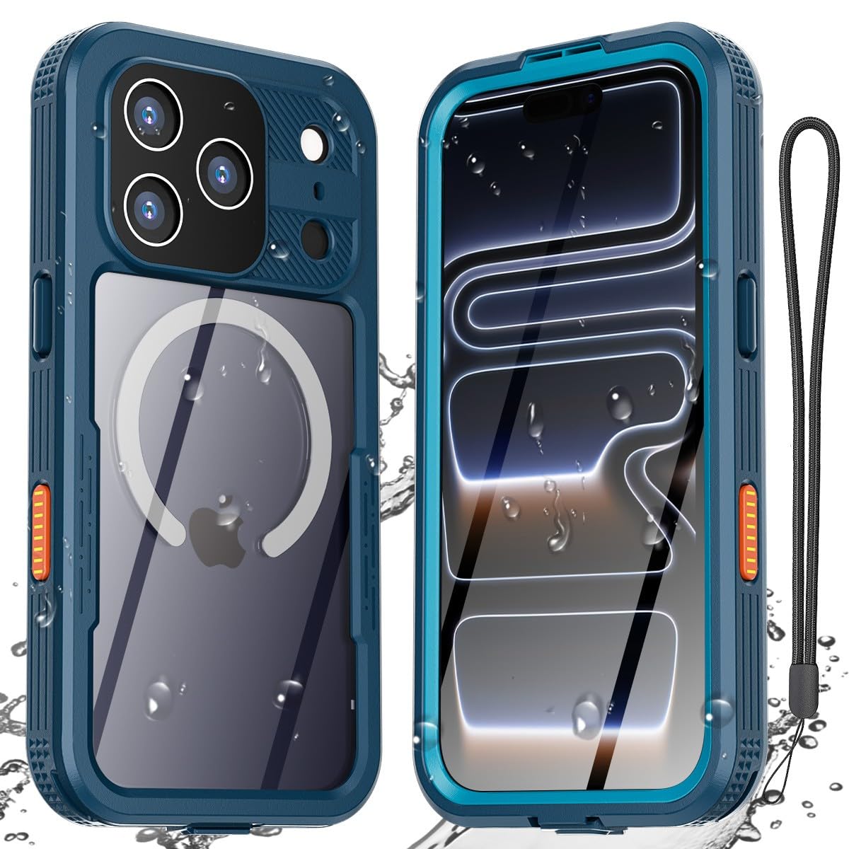 Étui iPhone 17 Pro imperméable pour éviter les pannes d'eau - 8