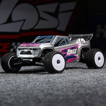 Amazon.com: Losi Micro-T RC Car 1/28 2WD Silver RTR (Battery and Amazon.com: Losi Micro-T RC Car 1/28 2WD Silver RTR (Battery and