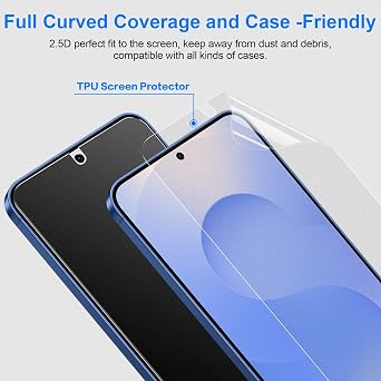 Matte Screen Protector for Samsung Galaxy S25 Plus [Not Glass] Anti-Glare