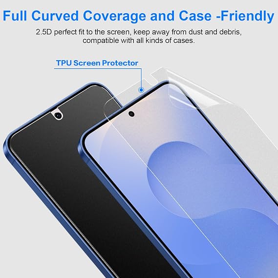 Matte Screen Protector for Samsung Galaxy S25 Plus [Not Glass] Anti-Glare