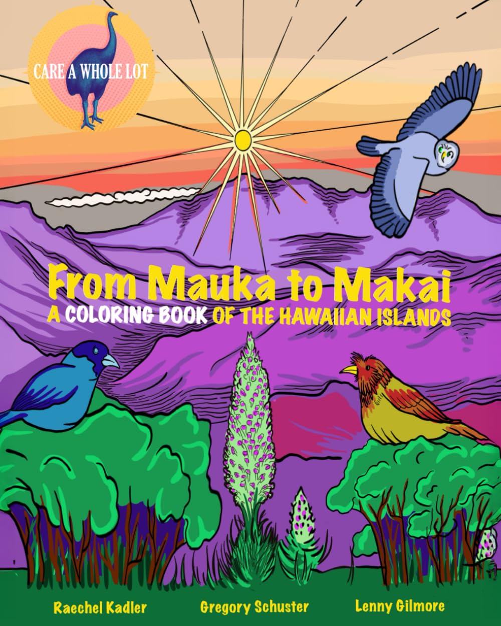 From Mauka to Makai: A Coloring Book of the Hawaiian Islands      Paperback – Large Print, July 15, 2025