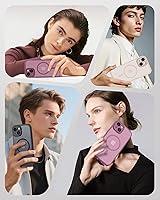 Vista 230 de TOCOL Funda magnética para iPhone 15 Pro Max, protección completa mejorada de la cámara, compatible con Magsafe, protección contra caídas, funda