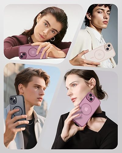 Miniatura 230 de TOCOL Funda magnética para iPhone 15 Pro Max, protección completa mejorada de la cámara, compatible con Magsafe, protección contra caídas, funda