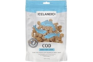 Icelandic+ Mini Cod Fish Chips Training Dog Treat