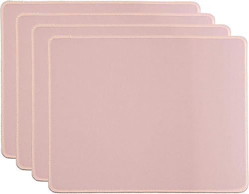 Miniatura 2 de Juvale Alfombrillas para mouse para computadora de oficina, laptop, juegos (11 x 8.7 pulgadas, oro rosa, paquete de 4)