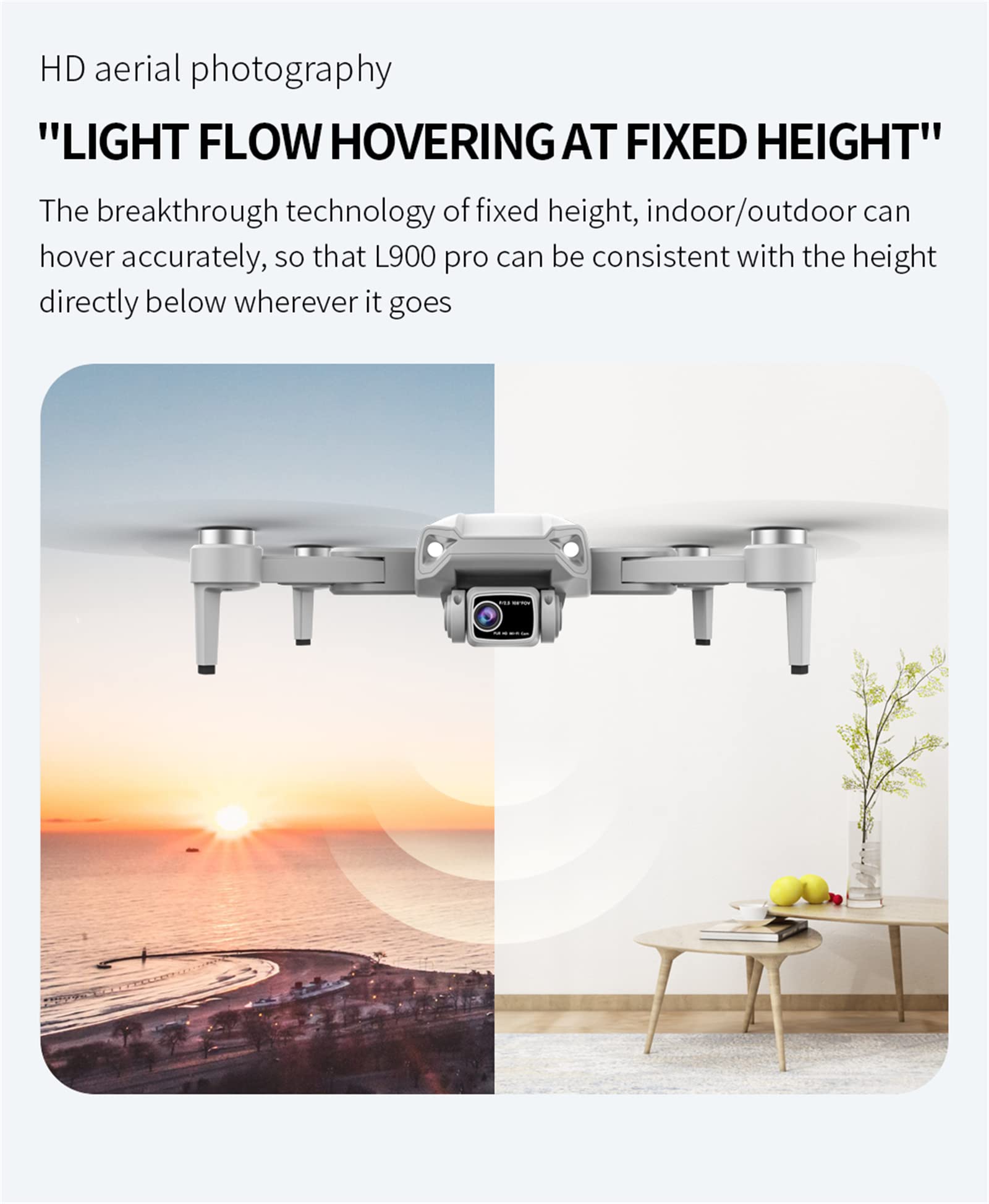 Drone GPS con Videocamera HD 4K per Adulti E Bambini, Drone FPV con Trasmissione 5G, Quadricottero RC con 2 Batterie, Ritorno Automatico, Seguimi, Mantenimento Dell'altitudine,Nero