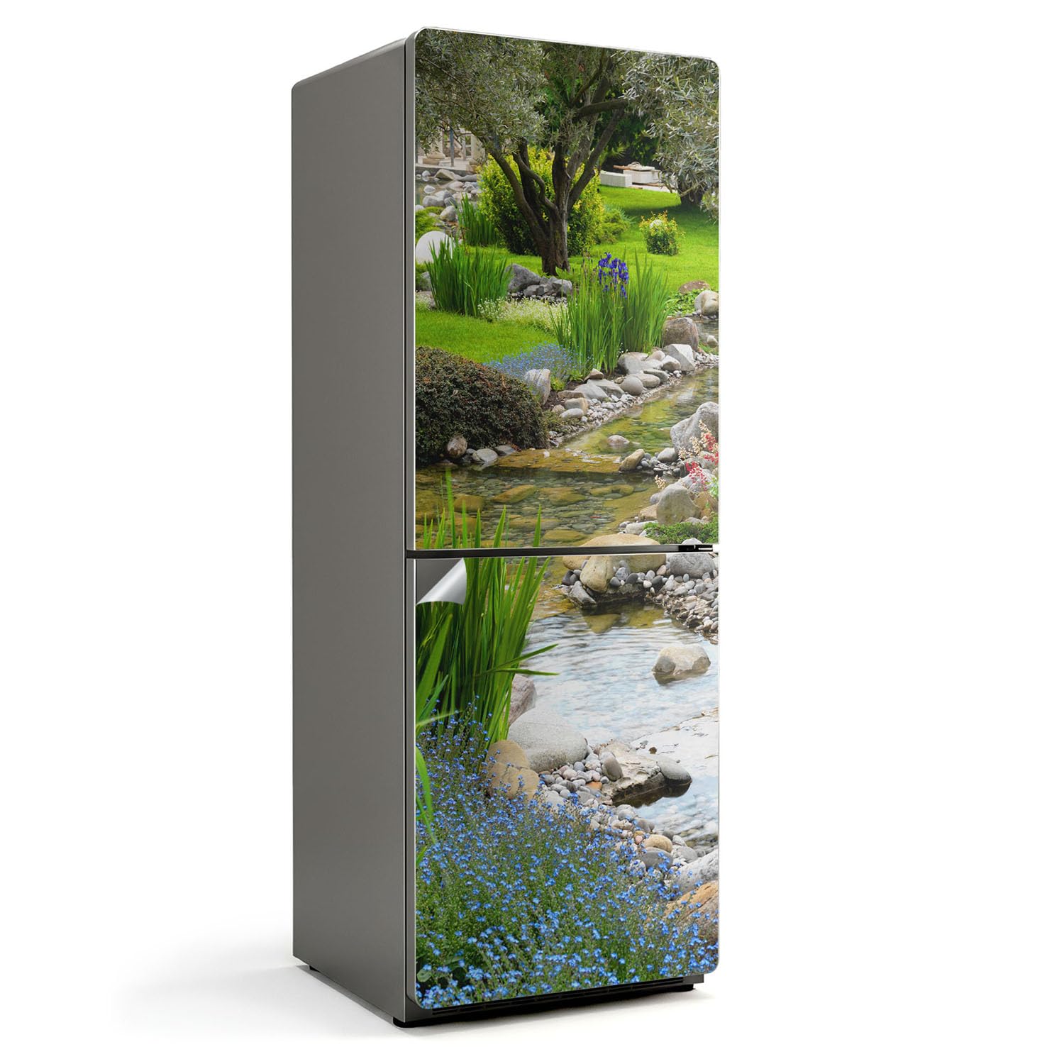 Vinilos para Ocultar Rayones en Nevera Adhesivo Cocina Jardín 70x190