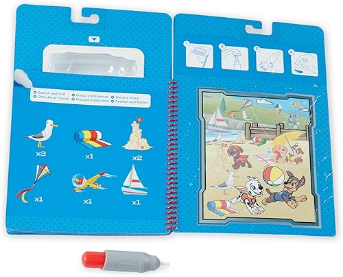 Miniatura 4 de Melissa & Doug PAW Patrol Water Wow! Chase Water Reveal Travel Book Activity Pad  3+  Regalo para niño o niña