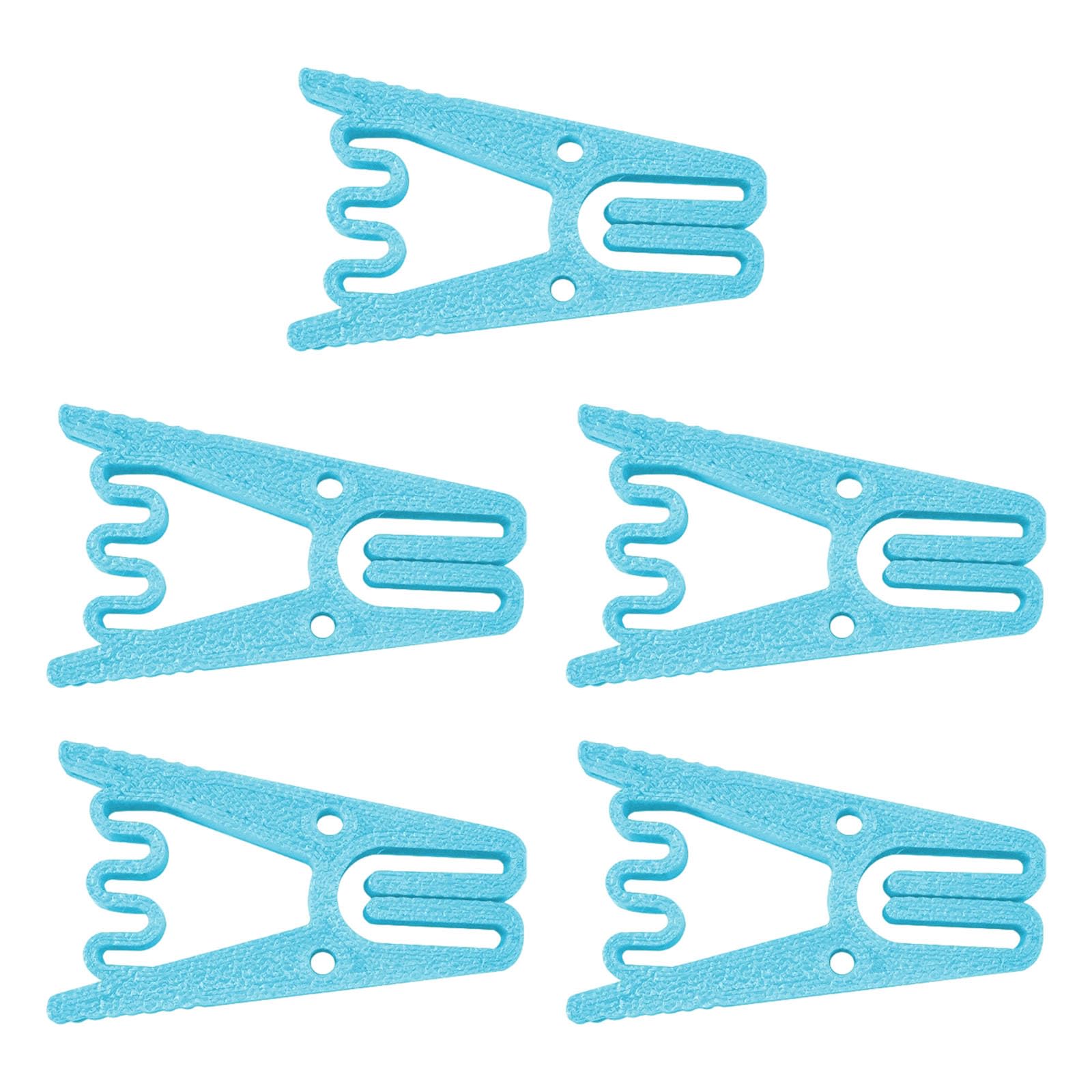 carotoe 8Pcs Thin Polystyrene Sealing Clamps Multiple Color Food Storage Clamps for Household Travel Demands Multicolor Sealing