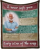 Vista 143 de Custom Memorial Blankets with Photo to Your Loved One's Memory, Memory Lane in Loving Memory Photo Blanket to Remind You of Your Beloved Ones 40x50