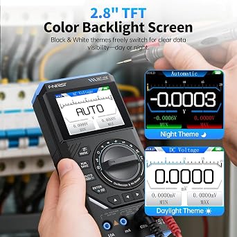 FNIRSI DST-210 and DST-201 3-in-1 Digital Multimeter Oscilloscope 19999 Counts Portable Automotive Oscilloscope Electrical Tool(DST-201)
