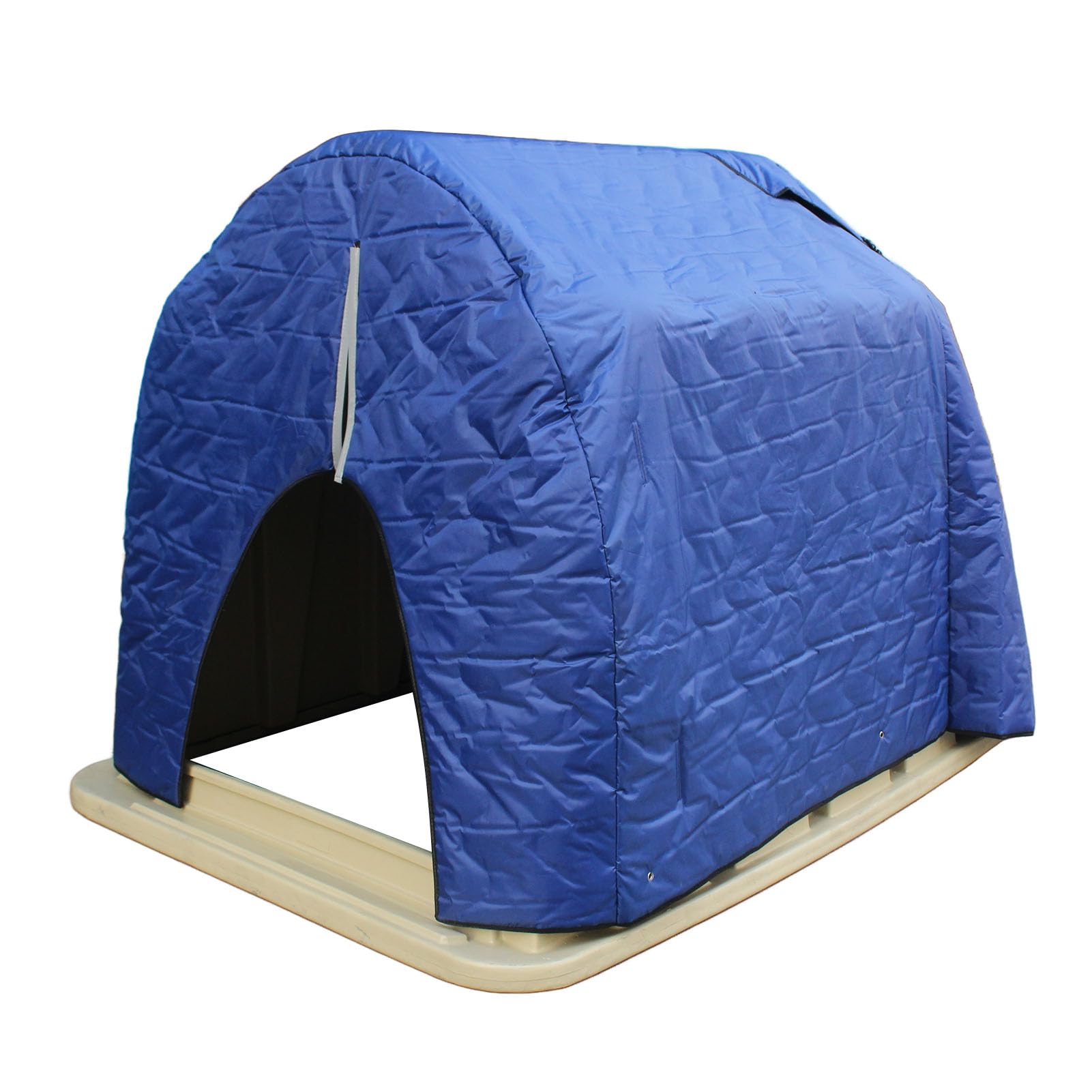 Tnfeeon Funda para Conejera para Becerros Al Aire Libre, Cubierta Impermeable para Conejera de Algodón de Tela Oxford, 2,2 X 1,5 X 1,55 M, Cubierta para Lluvia de Invierno Cálida a Prueba de Viento