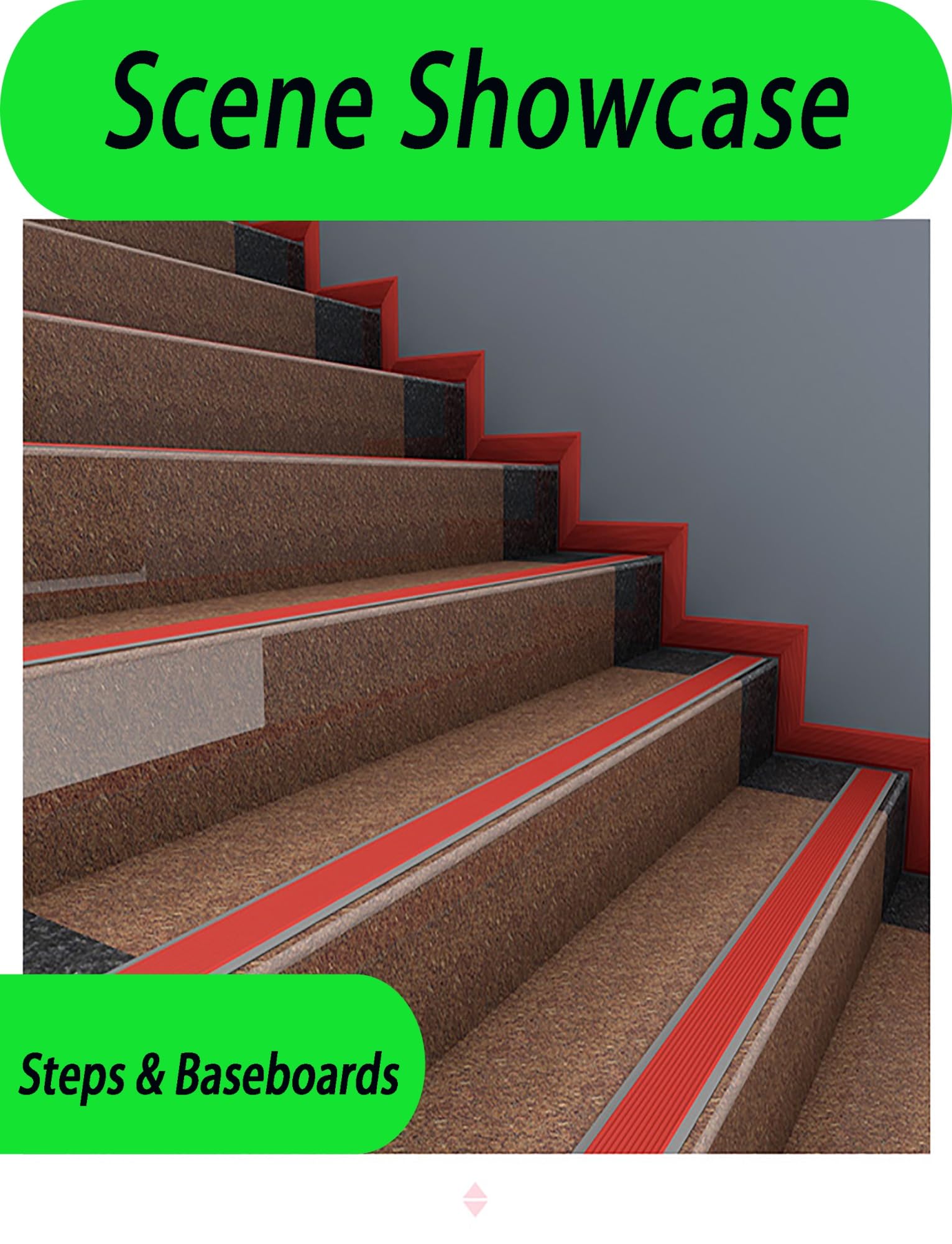 Breite 3/4/5/6/8/10 cm Selbstklebendes PVC-Antirutschband for Treppen – Wasserdichte Antirutschstreifen for Treppen, Böden und Rampen im Innen- und Außenbereich(Grey,8x2000cm)