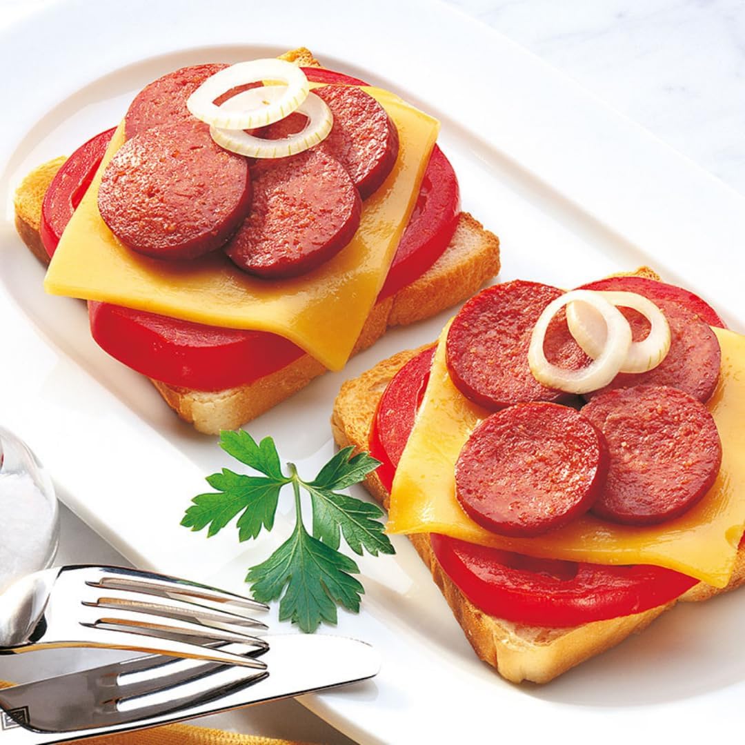 Egetürk, Scheiben Wurst, Pikante und Knoblauchwurst Wurst 200 Gramm x 10 STÜCK