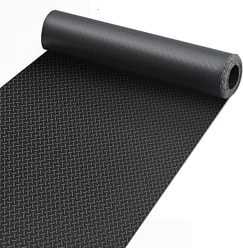 4x6.5FTGarage Floor Mat, Garage Floor Roll for Under Car, Golf Cart Parking Mat, Diamond Plate PVC Rubber Motorcycle Mat, Non-Slip Floor Protector for Garage Warehouse Trailer