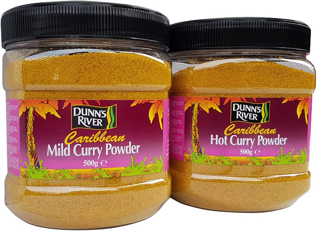 Dunn's River Caribbean (Mild & Hot) Curry Powder 500g Each Amazon.co