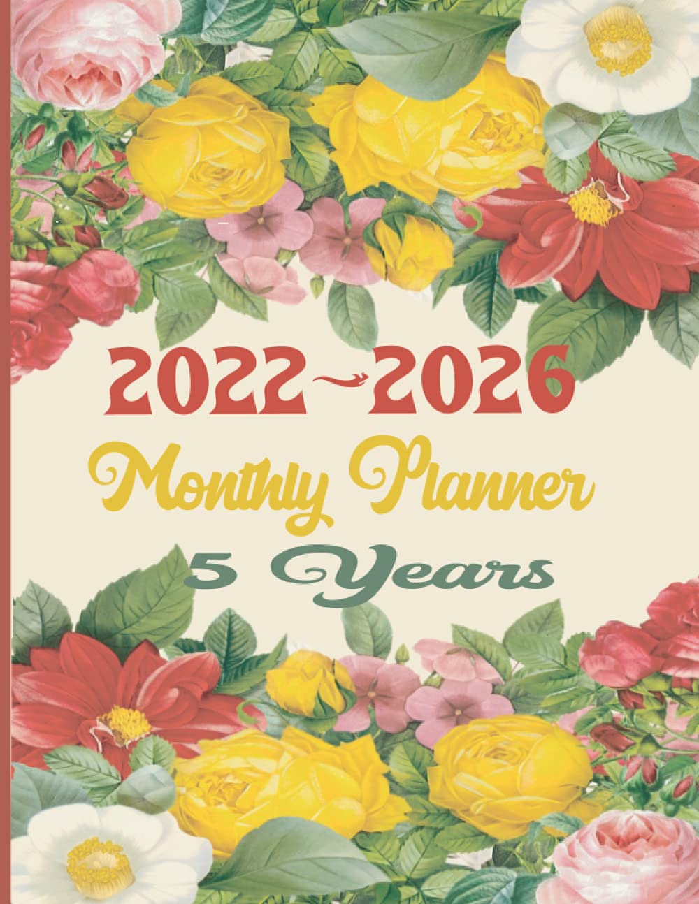 Buy 20222026 Monthly Planner 5 Years Large 5 Year Calendar Planner