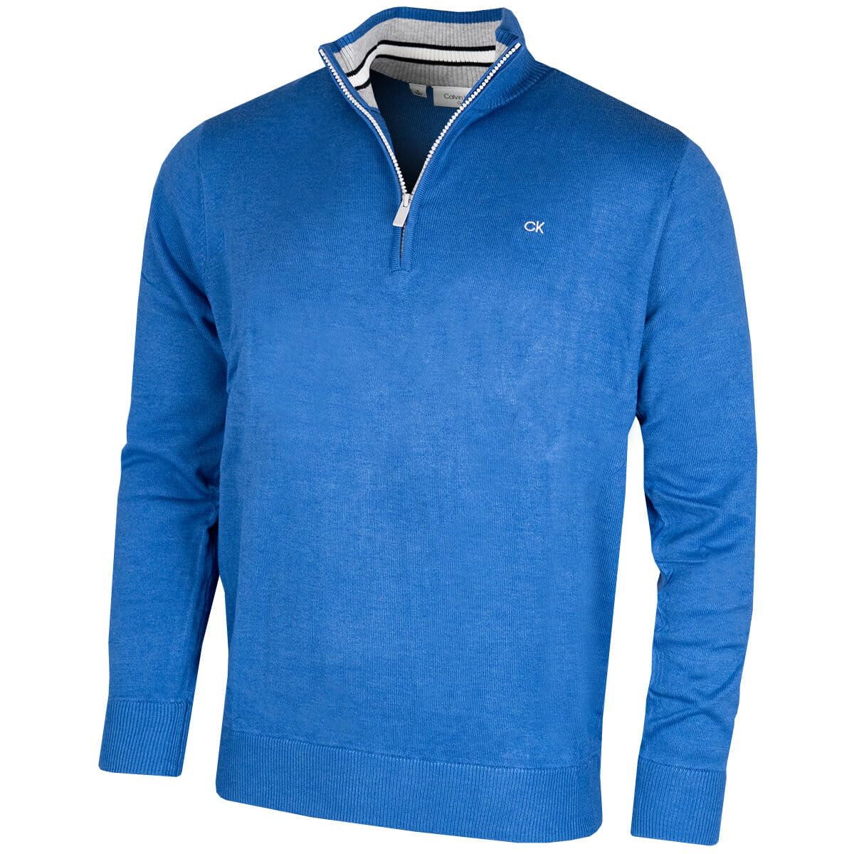 Calvin Klein Men's Atlantic Blue Sport Campus Sport Sweater - Xxl
