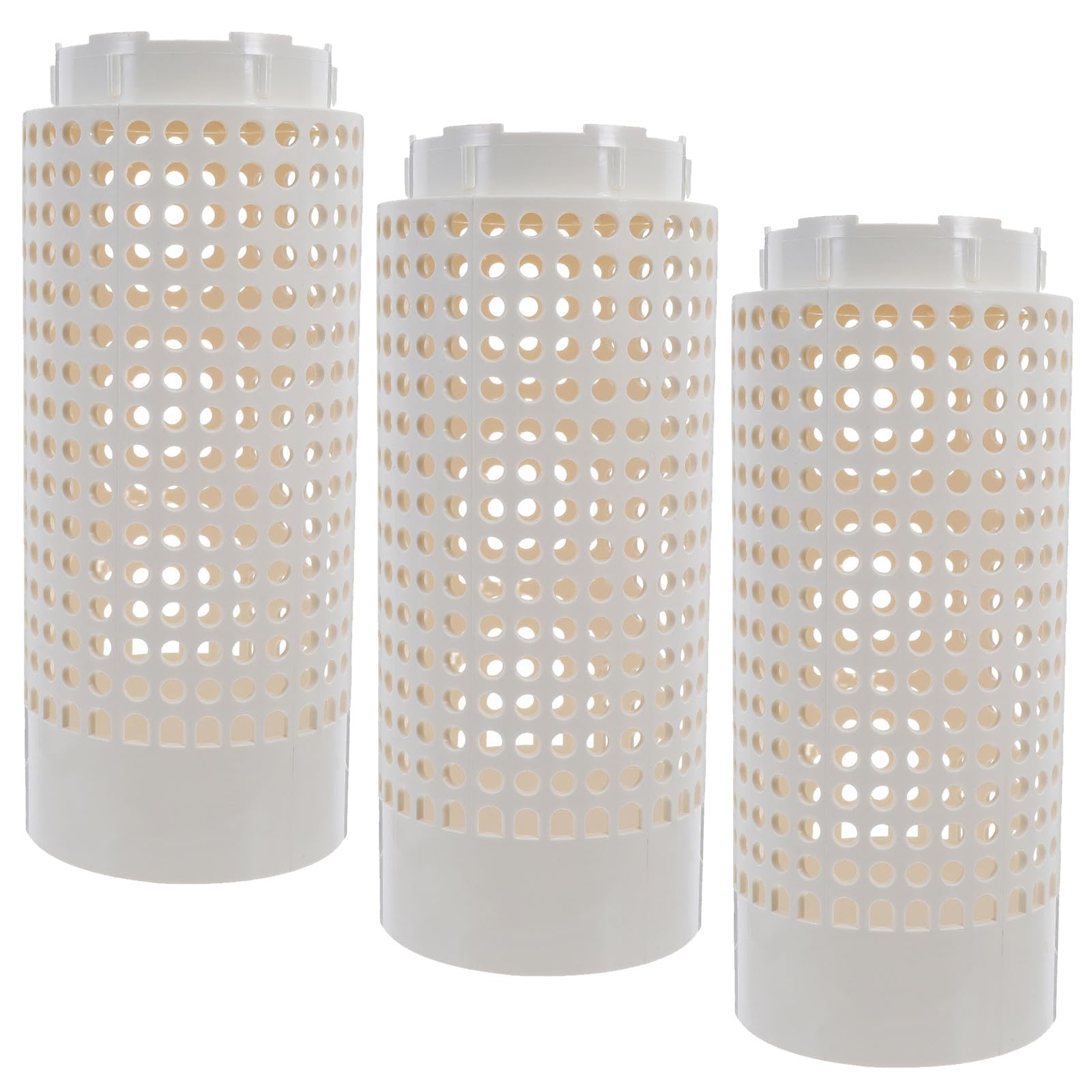 Toddmomy 3 contenedores subterráneos para compostaje de lombrices en exteri | Ventilación de flujo de aire de 360°, cultivo de flores residenciales, compostador de lombrices subterráneo, para bancales el