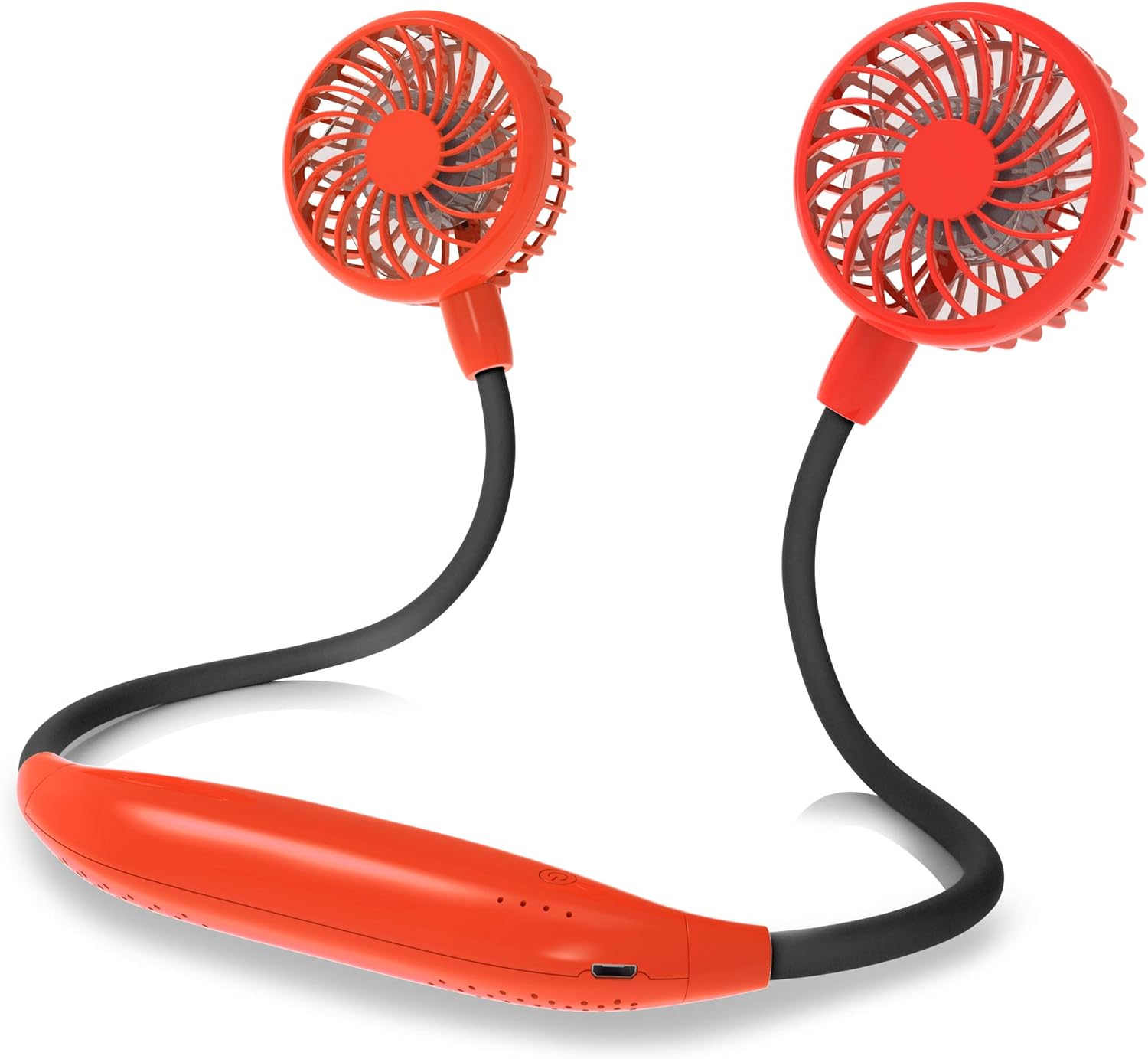 Neck Fan 2600mah Battery Operated Neckband Fan 6Speed HandFree