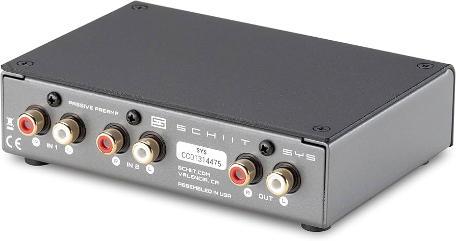 Amazon.com: Schiit SYS Passive Preamp Volume Control and 2-Input Amazon.com: Schiit SYS Passive Preamp Volume Control and 2-Input