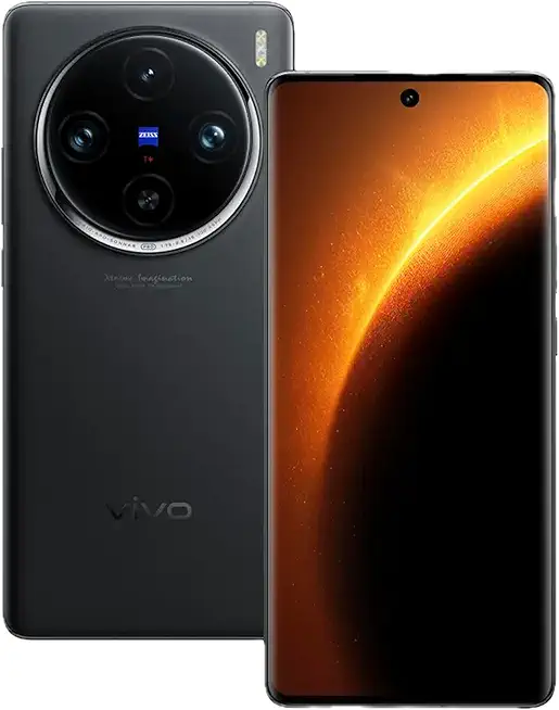 VIVO X100 Pro 5G Smartphone (Asteroid Black, 16GB RAM+ 512GB Storage) MediaTek Dimensity 9300 Processor | AMOLED Display | Dual SIM | 5400mAh Battery | Without Charger and Data Cable