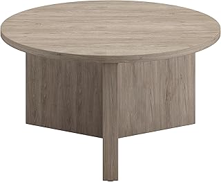 Henn&Hart Anders Coffee Table, 32" Wide,Grey